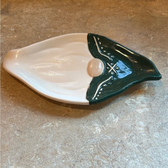 Cracker Barrel STONEWARE GNOME SPOON REST - Picture 2 of 8